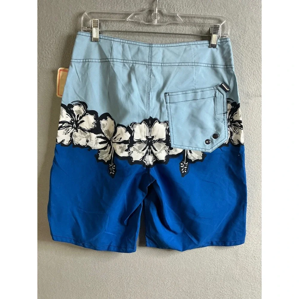 Mossimo Board Shorts Men's Medium Malibu Ocean Floral‎ Swim Trunks